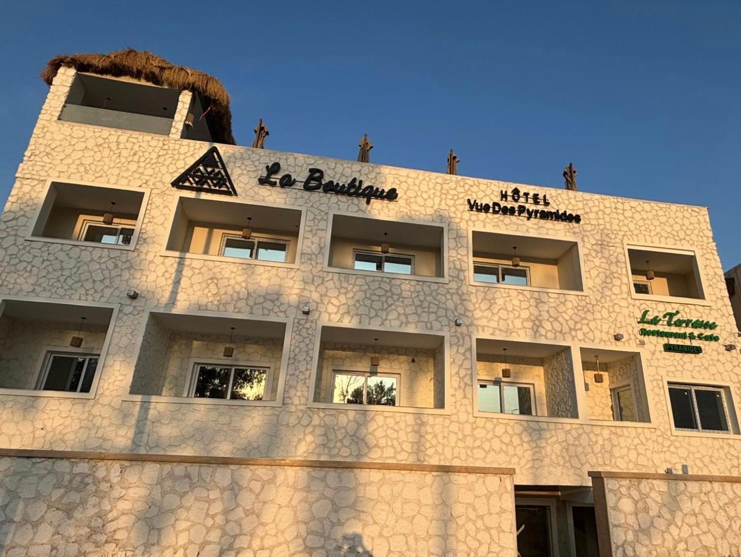 La Boutique Hotel - Vue Des Pyramides Kafret el-Gabal Exterior photo