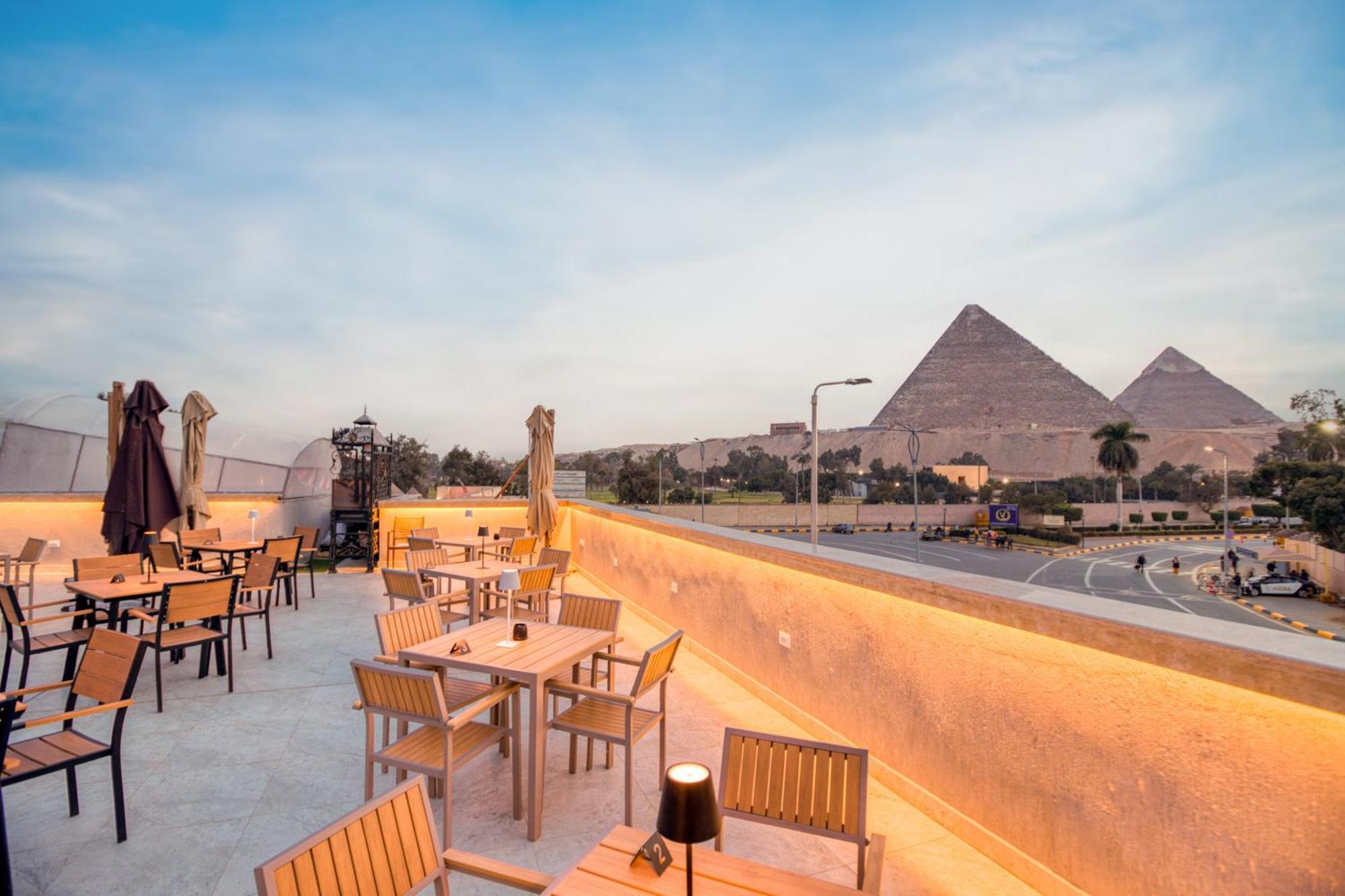 La Boutique Hotel - Vue Des Pyramides Kafret el-Gabal Exterior photo